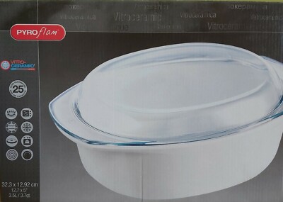 Pyroflam Roaster With Glass Lid. Brand new.