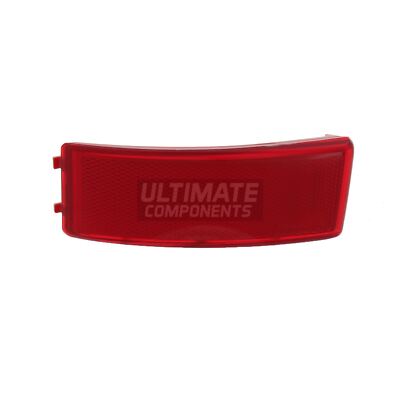 Ford Focus C-Max MPV 2003-2007 Red Plastic Rear Bumper Reflector Passenger Side