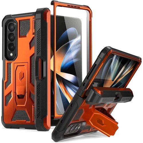 For Galaxy Z Fold 7/6/5/4 Case Poetic with Kickstand Built-in Screen Cover - Picture 91 of 93