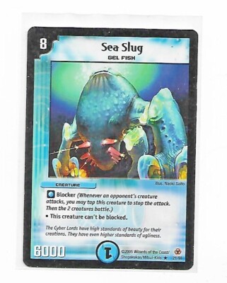 Duel Masters TCG - Sea Slug - 21/55 - Rare - English - 2005