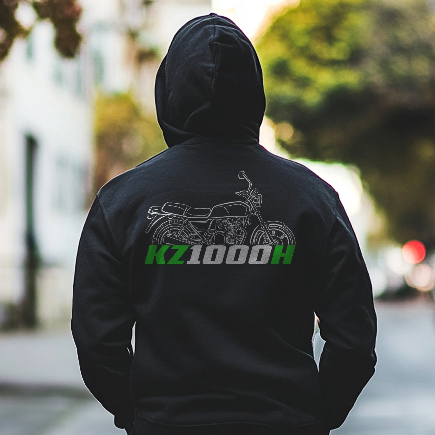 Kawaasakii Z1000H & KZ1000H 1980 - Motorcycle Hoodie Pullover for Riders