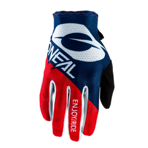 O/'Neal Matrix Stacked Adult Motocross Dirt Bike Racing Gloves Red