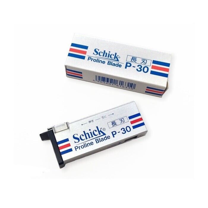 Schick P-30 Proline Artist Club Blades. 30 Single-edge Razors