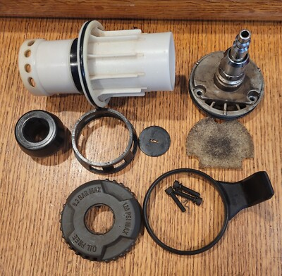 #ad USED RIDGID PARTS FOR R250SFE CYLINDER BOTTOM BUMPER AND AIR INLET USED #386 $15.00
