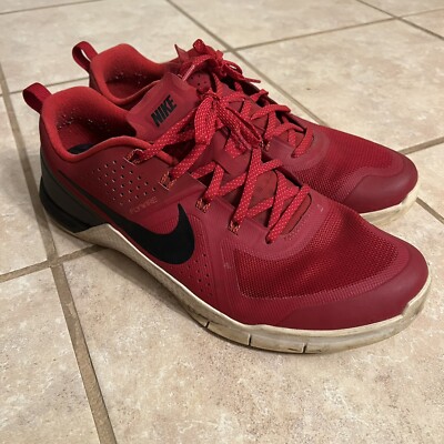 Mens Nike Metcon Gym Red Weightlifting Training Shoes