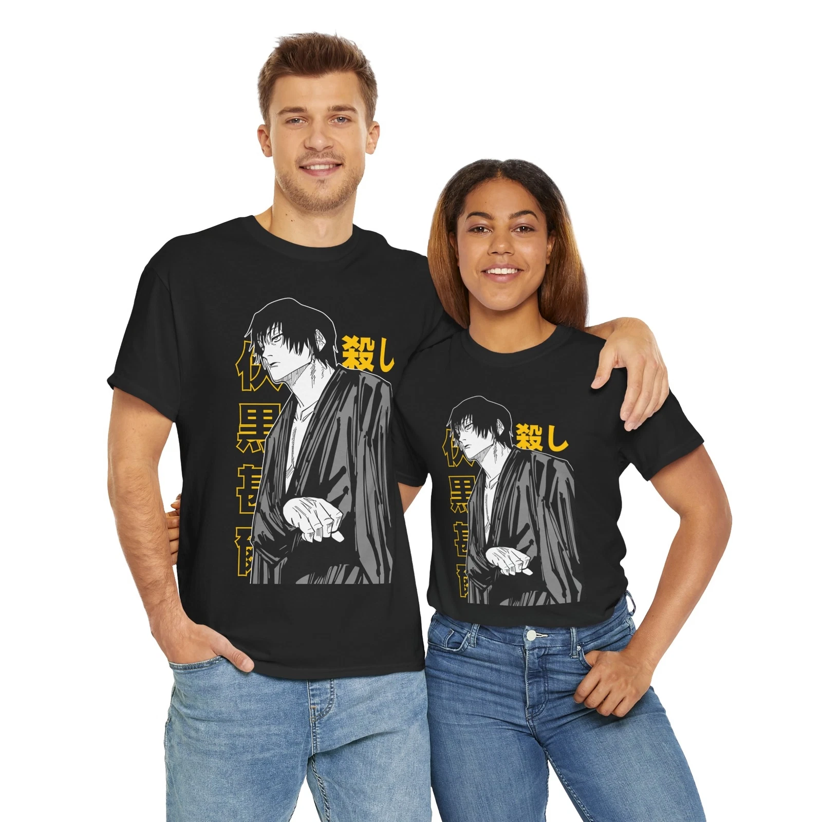 Toji Fushiguro Jujutsu Satoru T-Shirt Gojo Satoru Anime Japanese Tee Shirt JJK