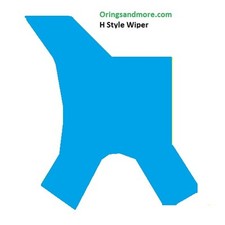 H Style Urethane Rod Wipers 35.5 x 43.5 x 5mm Price for 1 pc