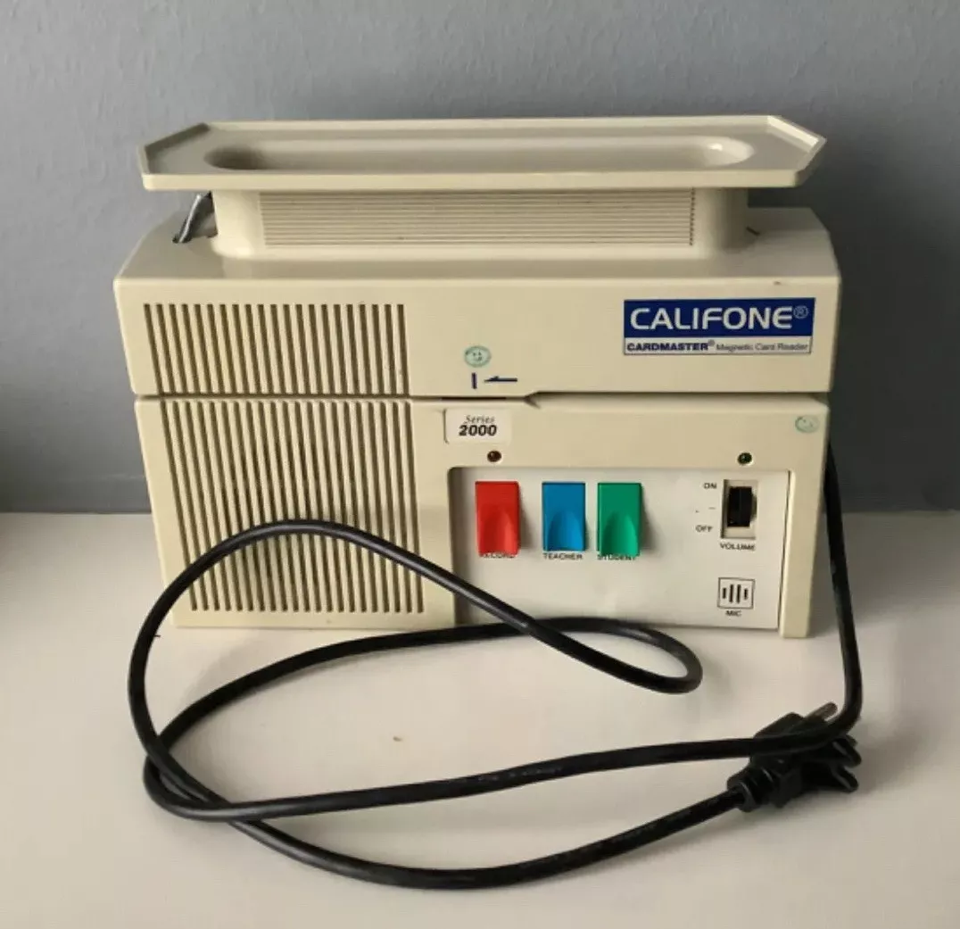 Califone Card Master 2000 Series Model 2010 Magnetic Card Reader