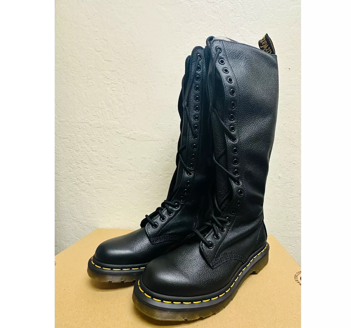 Doc Martens 1B60 VIRGINIA LEATHER KNEE HIGH BOOTS Size 6