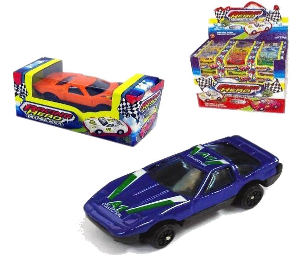 6 ASST DIECAST RACING SPORTS CARS boys play toy CAR  #TC264 vehicles METAL NEW