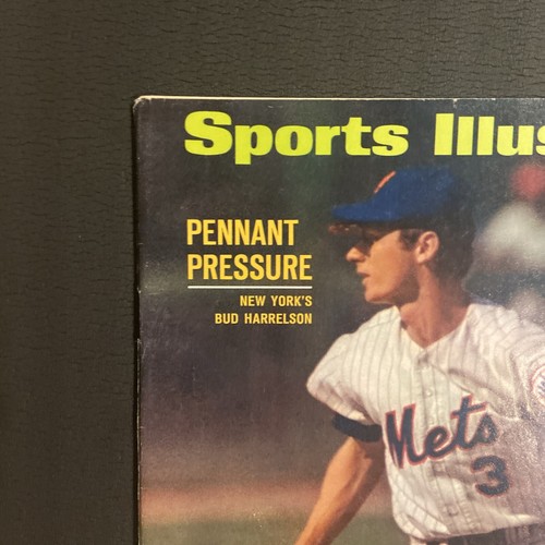 Revista Sports Illustrated SI Sports Illustrated de béisbol firmada por Bud Harrelson de los Mets de Nueva York 7 de septiembre de 1970 - Imagen 5 de 6