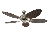 Energiespar Deckenventilator Mit Fernbedienung Eco Elements 132 Cm Chrom Rattan
