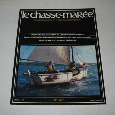 LE CHASSE GEZEITEN NR. 11, 1984, SEHR GUTER ZUSTAND, MARITIME GESCHICHTE, AUSTERNBOOTE, COTENTIN bis XXVIII