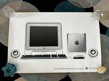Apple Power Mac G4 Cube Poster from Macworld Expo New York 2000. 36x24in