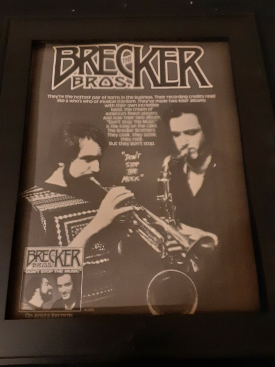 Brecker Brothers Don't Stop The Music Rare Original Promo Poster