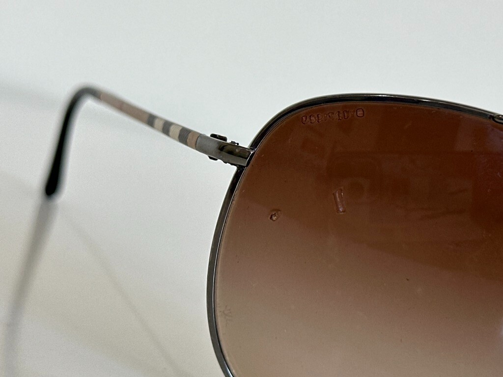 Burberry B 3072 1003/13 Aviator Gunmetal Brown Nova
