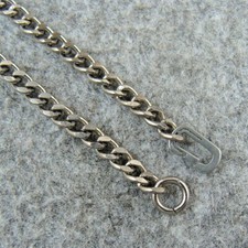 Pure Titanium Anti-allergy Necklace 3.5mm Wide Flat Curb Chain 23.62" / 27.56"