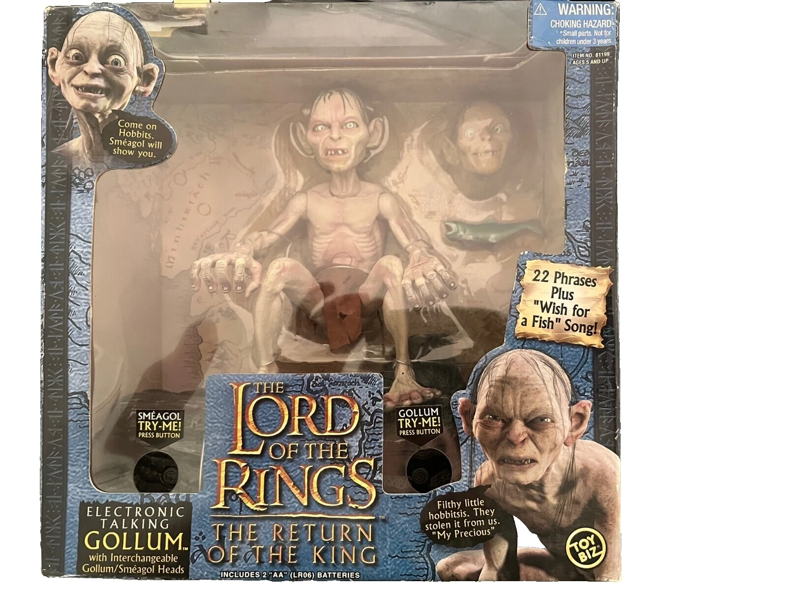 Figuras de acción de acción Gollum