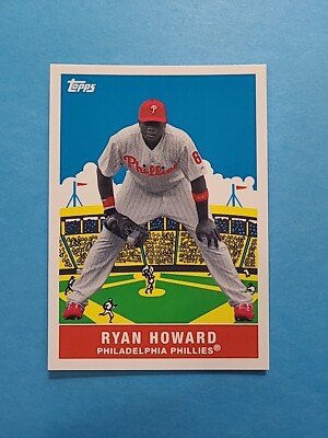 RYAN HOWARD 2007 TOPPS FLASHBACK FRIDAYS BASEBALL CARD # FF1 H4380