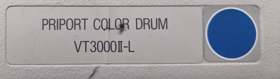 Ricoh Priport VT 3000II-L Digital Duplicator BLUE Color Drum Unit  w/Case - Used - Image 3 of 4