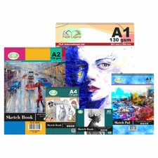 A1 A2 A3 A4 A5 Sketch Pad/Book 130GSM Artist Sketching Drawing Art School Work