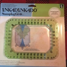 Inkadinkado 6532049 Stamping Gear Rectangle Wheel New