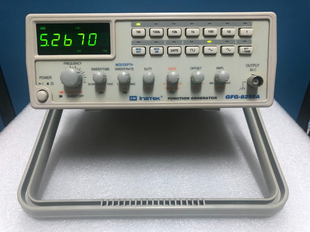 GW Instek GFG-8255A 5MHz Function Generator with Ext. Counter
