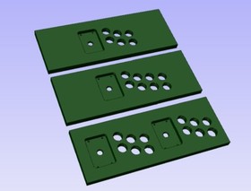 Bartop Arcade Cabinet Kit -  Black, Easy Assembly hardware, Basic Kit 17.75" Wid