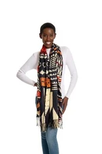 Soft Cashmere Feel Scarf for Women,African Tribal Style Double Sided Prints W...