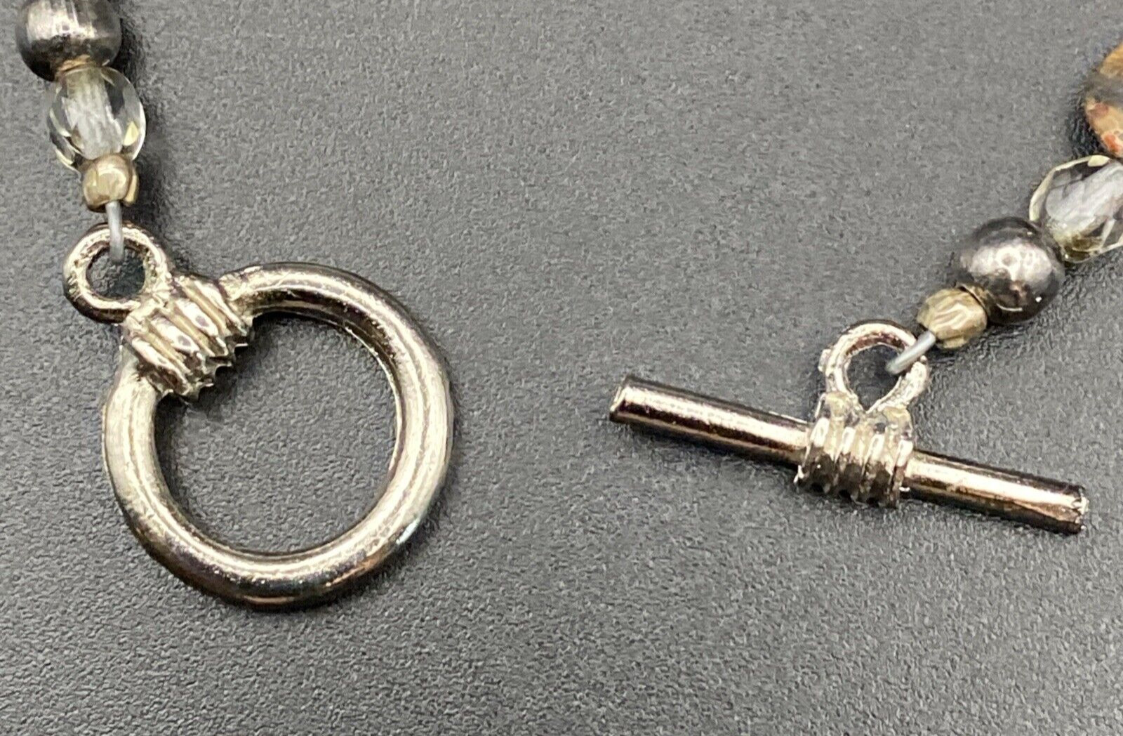 Bumblebee Jasper Bracelet Arrowhead Leaf Silver T… - image 7