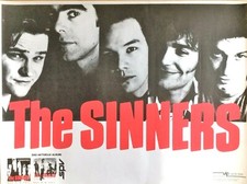 THE SINNERS 1990 TOUR - orig. Concert Poster - Konzert Plakat  - DIN A1 xx