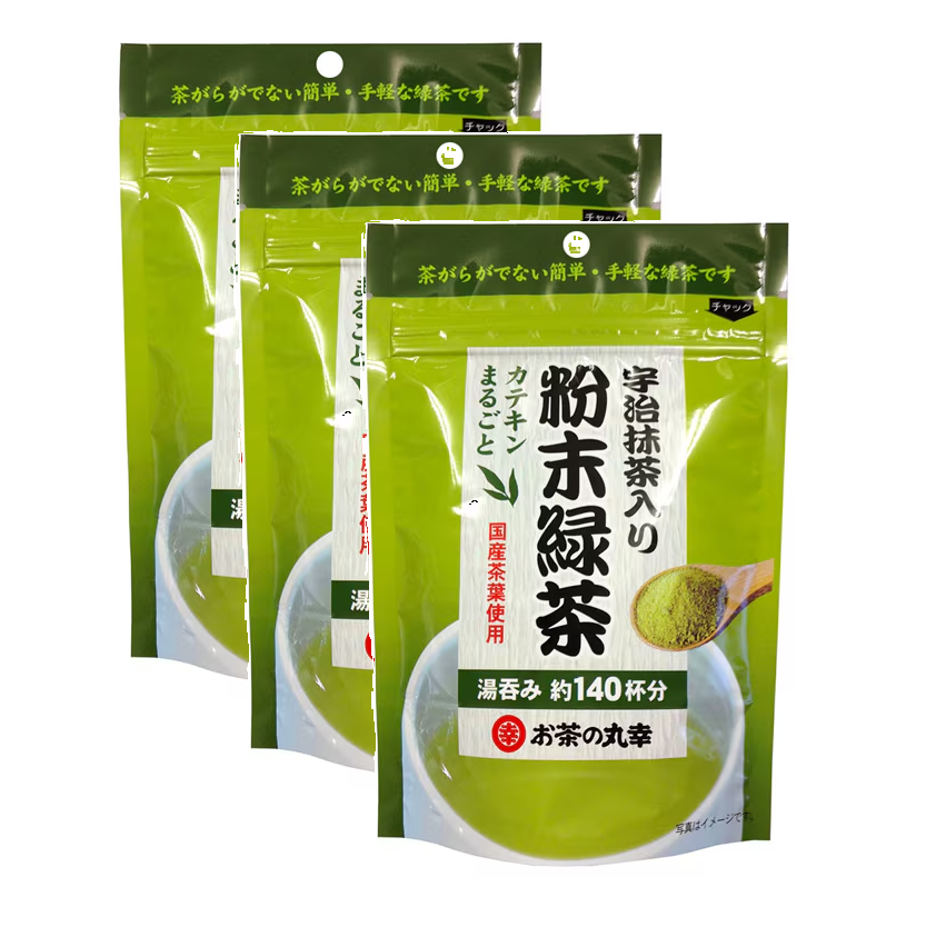 Japanese Green Tea Powder Ochano-Maruko with Uji Matcha Powder 70g x 3 packs