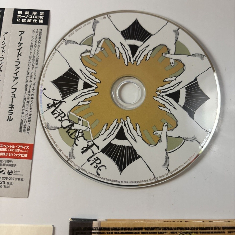 Arcade Fire Funeral (CD, 2005) Japan V2CP236237 Obi eBay
