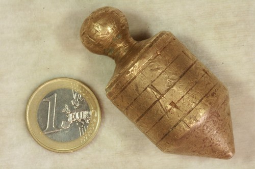 Perico de bronce. Plomada. S.XIX. Bronze perico. Plumb bob. - 第 2/7 張圖片