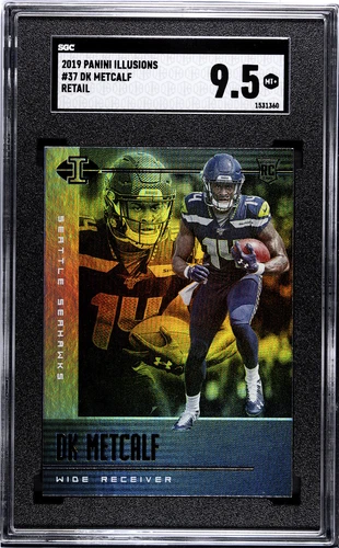 2019 Panini Illusions - DK Metcalf #37 Retail Rookie  (RC) SGC 9.5