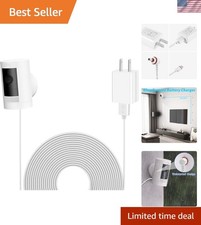 Certified 16Ft Power Cable for Ring Spotlight  Stick Up Cameras - Waterproof