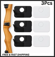 Arrow Rest for Compound Bows - 3Pcs Plastic Bow and Arrow Rests Recurve Bow Rest