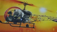 ITALERI: 1/72 Bell AH-1/AB-47 Helicopter #095. New factory box.