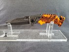 Rite Edge 8" Orange Camo Spring Assisted Liner Lock Rescue Pocket Knife - No Box — photo 1