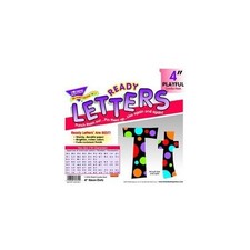 Trend Ready Letters With Neon Dots - 83 Lowercase Letters, 20 Numbers, 36