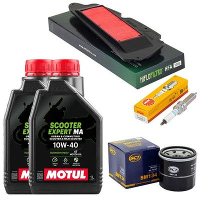 Wartung Kit 2L Öl Ölfilter Luftfilter Zündkerze für Honda ADV 350 NF13 2022-2026