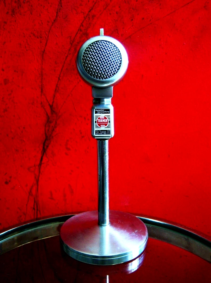 TURNER（ターナー）22D Microphone ダイナミックマイクロフォン Vintage Turner 22D Blues Harp Harmonica Microphone - Simple Mics