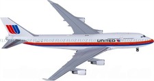 for JC Wings for United Airlines for Boeing 747-400 N185UA 1:400 Airplane Model