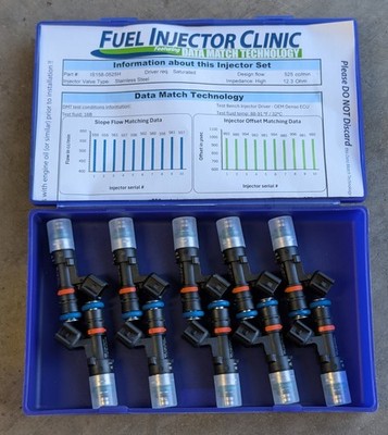 10x NEW Fuel Injector Clinic 525cc - Dodge Viper 08-10, 15-17 SRT Viper 8.4L