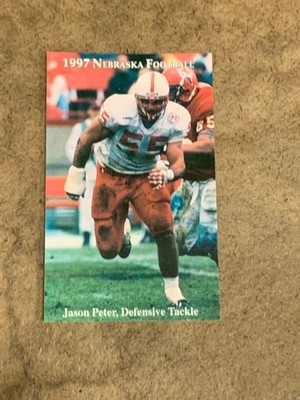 1997 Nebraska Cornhuskers Jason Peter
