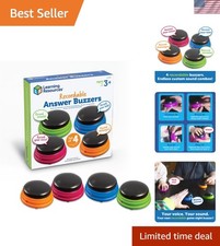 Recordable Answer Buzzers - Classroom Must Haves Supplies, Kids Toys, Sound E...