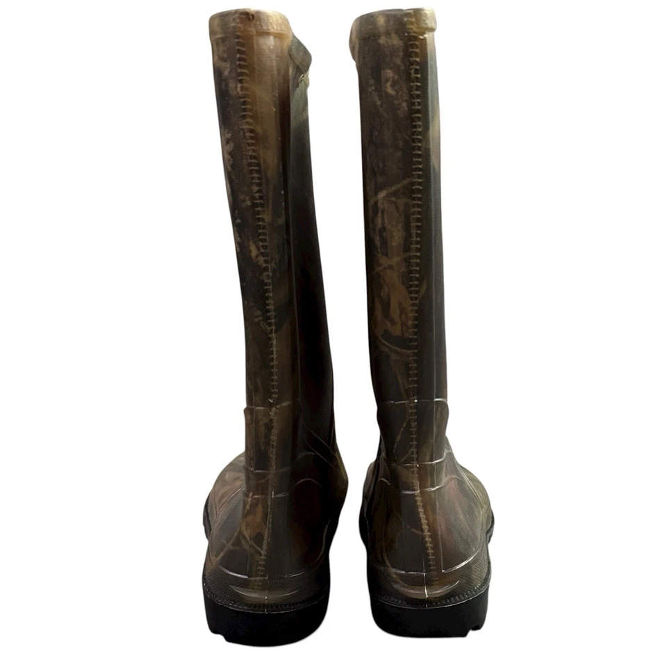 Botas de goma Mossy Oak Break Up camuflaje cazador para hombre 6-8 nuevas con etiquetas Foto 4 de 4