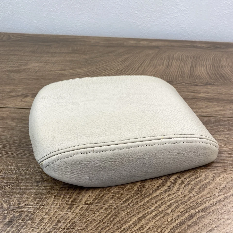 Volvo S40 C70 2004-2007 reposabrazos reposabrazos beige tapa consola cuero OEM Foto 3 de 4