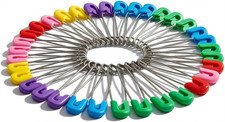 50PCS Cloth Diaper Pins Stainless Steel Traditional Safety Pin