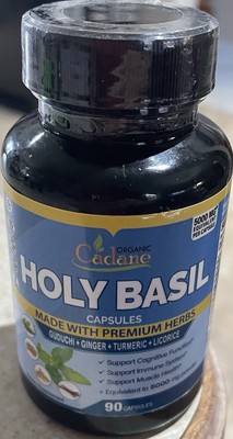 Holy Basil, Made with Premium Herbs, 90 Caps